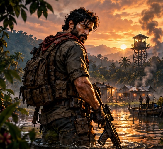 Narcos India concept artwork