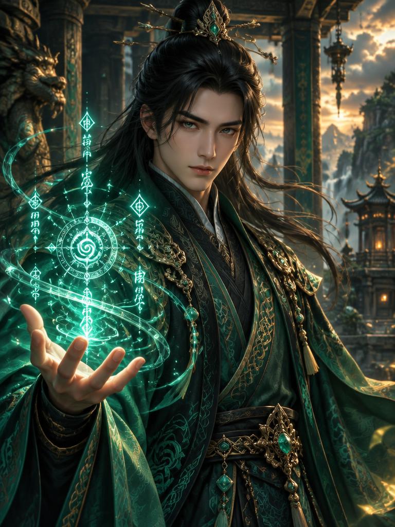 magician illustrated persona for Korou Thokchom